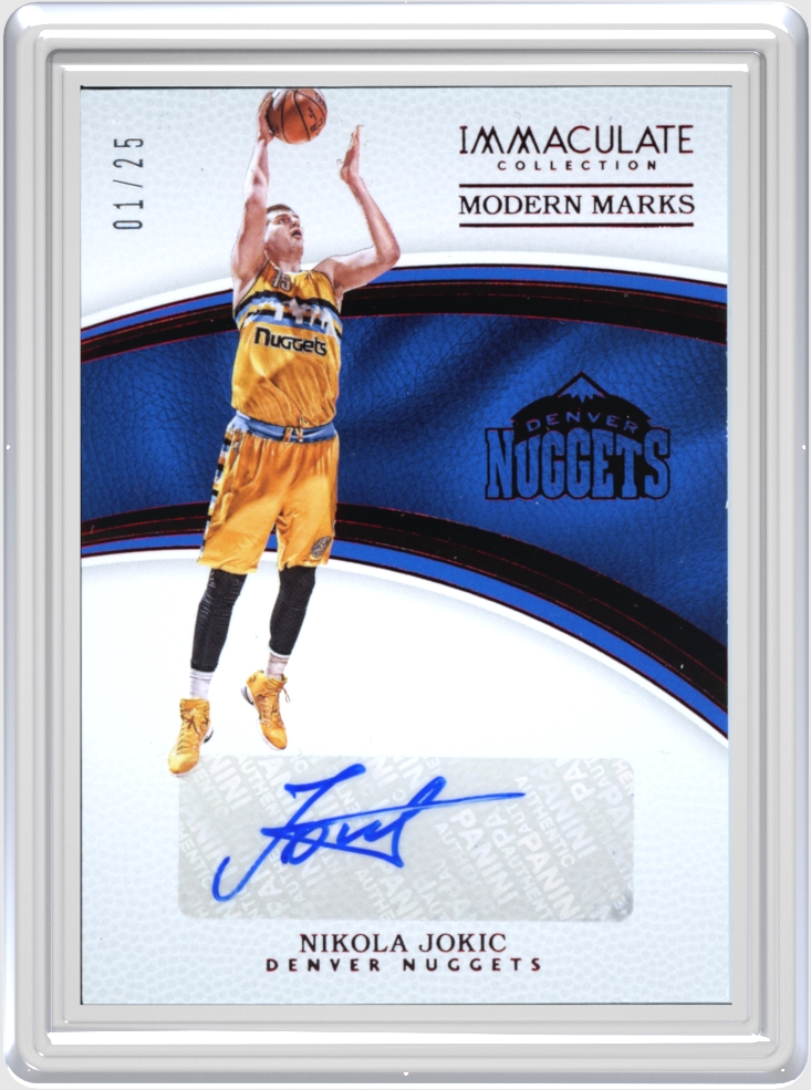 Nikola Jokic trading card