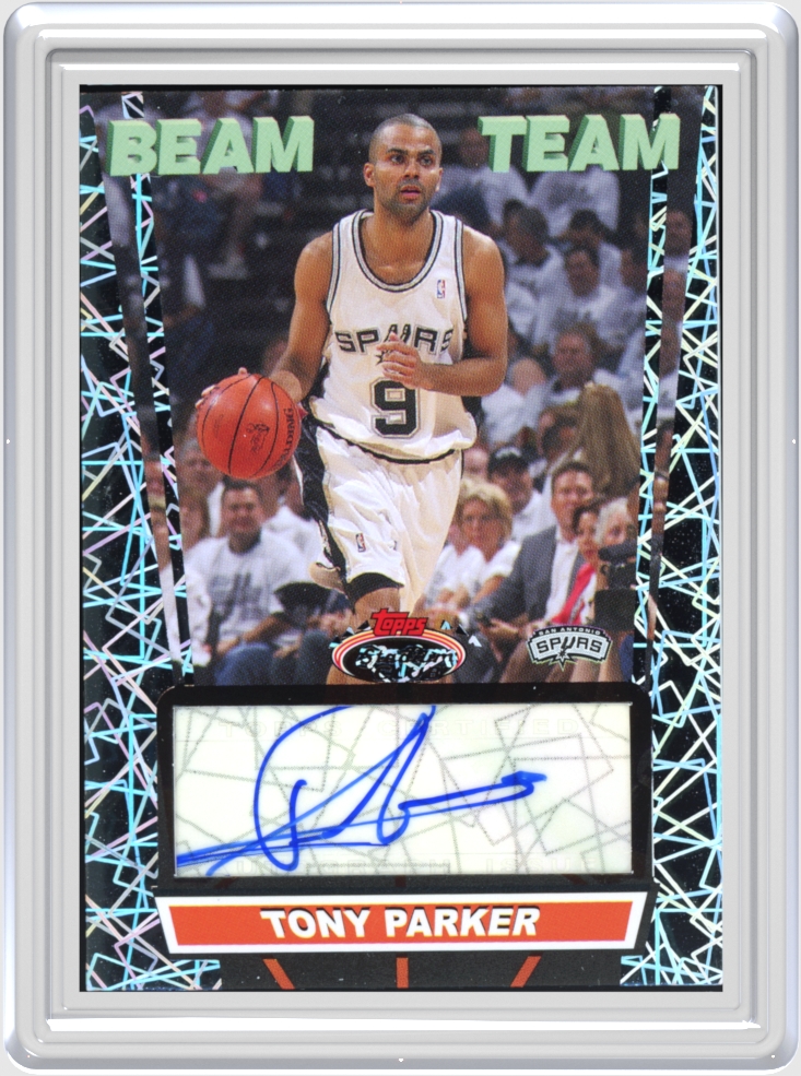 Tony Parker trading card