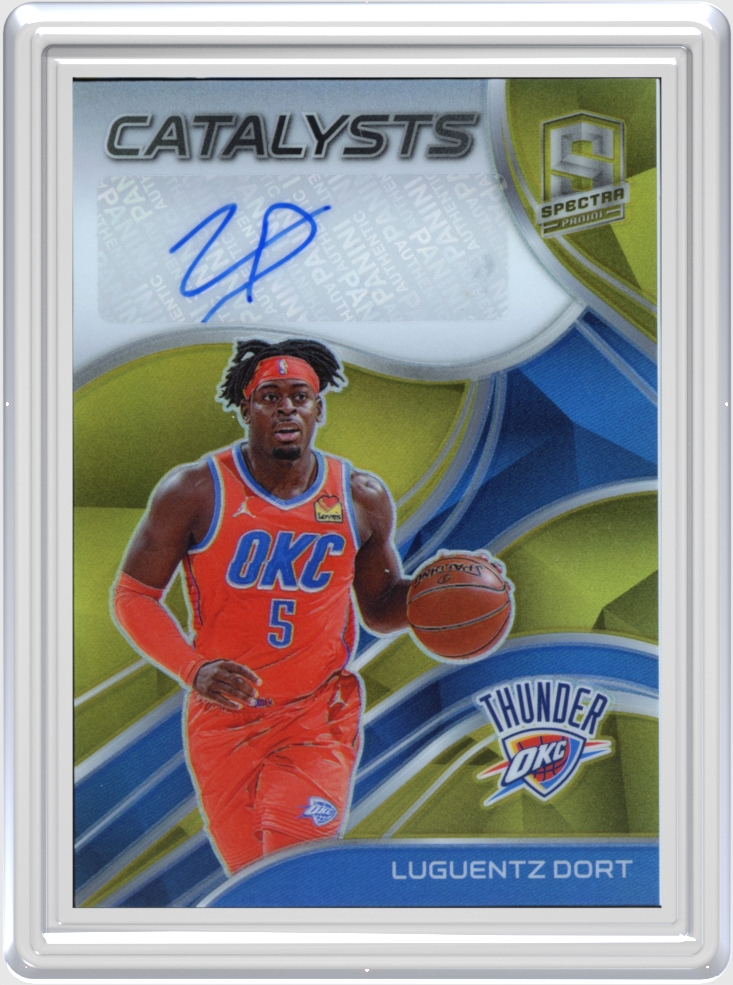 Luguentz Dort trading card