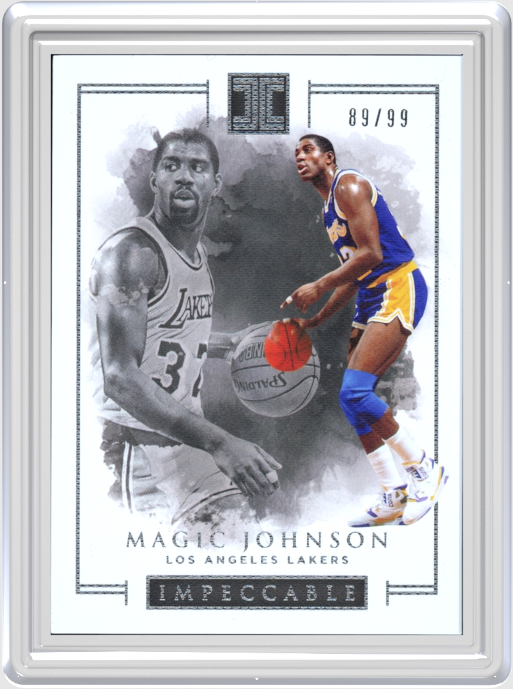 Magic Johnson trading card