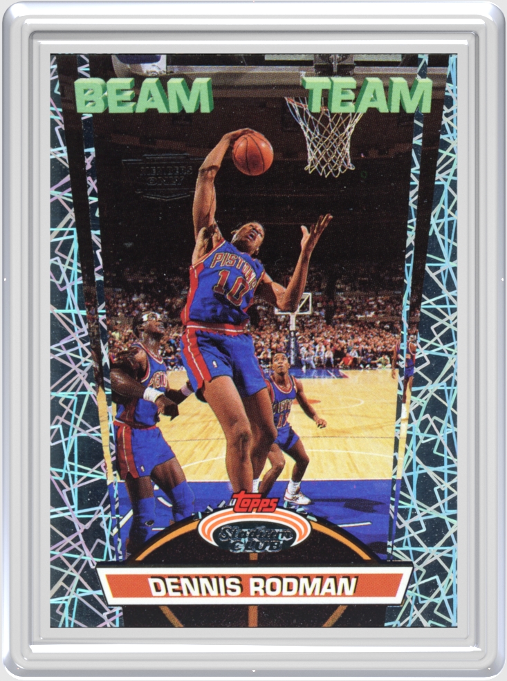 Dennis Rodman trading card