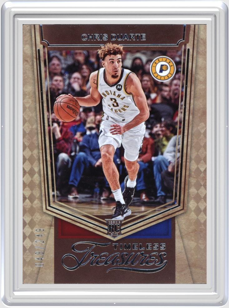 Chris Duarte trading card