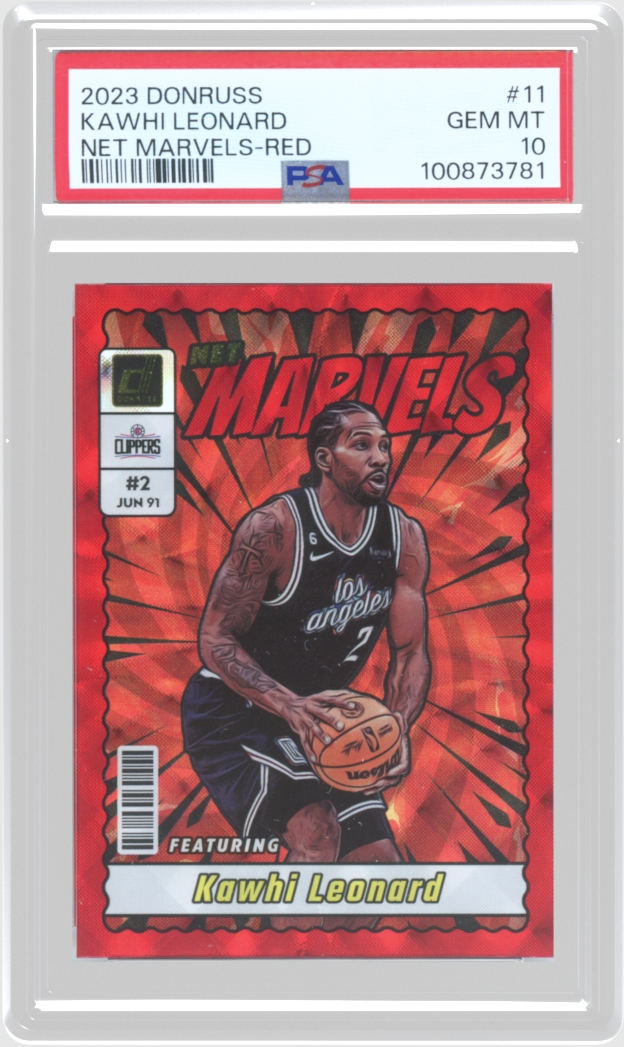 Kawhi Leonard trading card