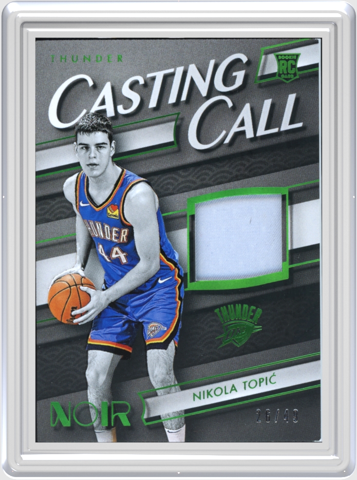 Nikola Topic trading card