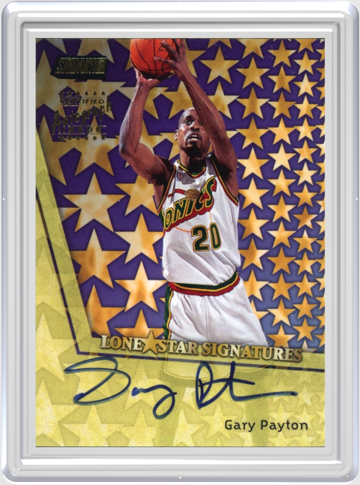 Gary Payton trading card