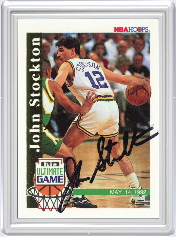John Stockton trading card