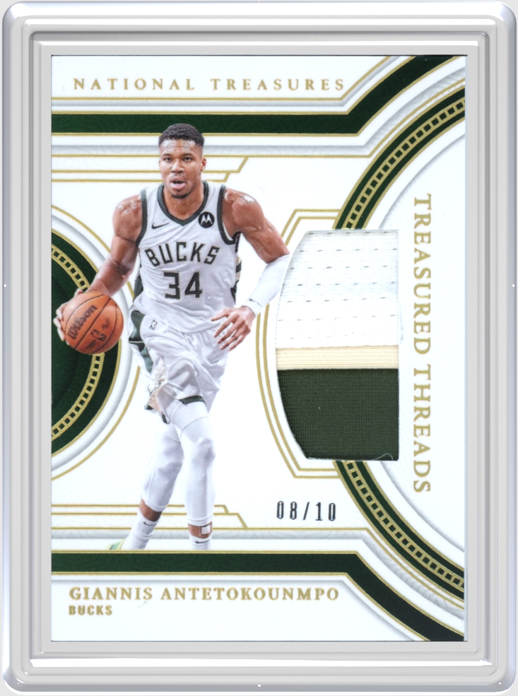 Giannis Antetokounmpo trading card