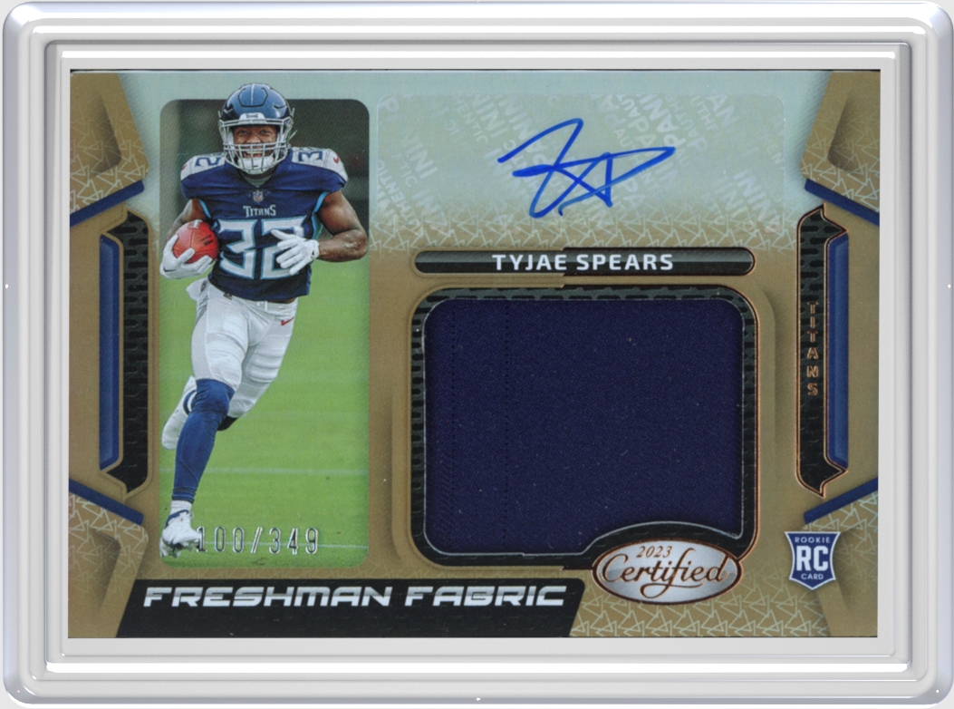 Tyjae Spears trading card