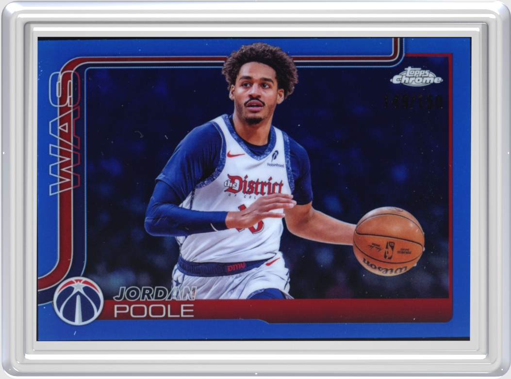 Jordan Poole trading card