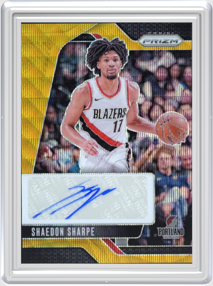 Shaedon Sharpe trading card