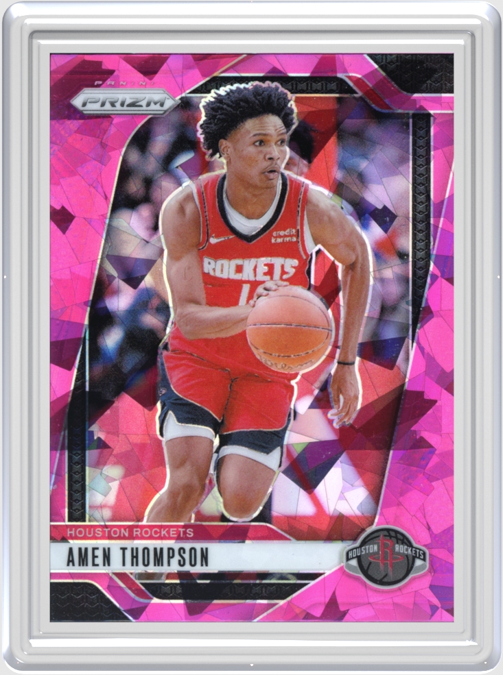 Amen Thompson trading card