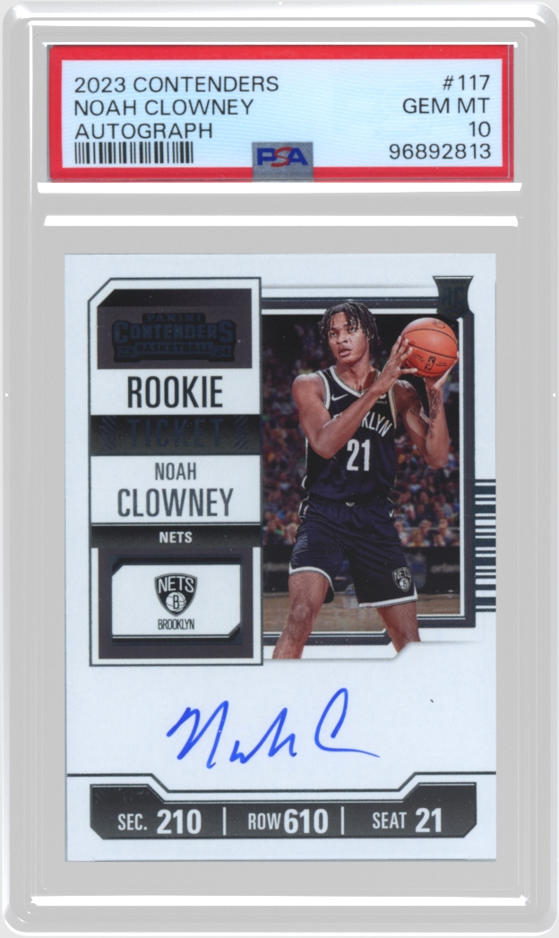 Noah Clowney trading card