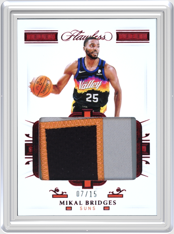 Mikal Bridges trading card