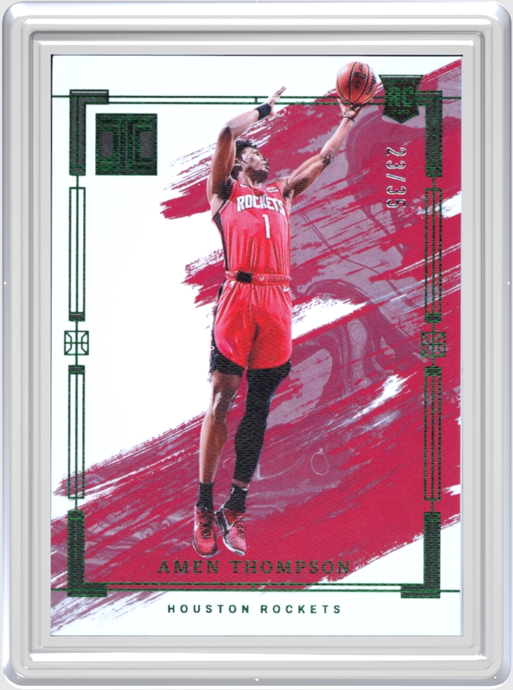 Amen Thompson trading card