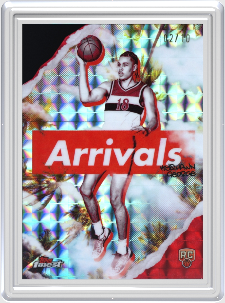 Kyshawn George trading card