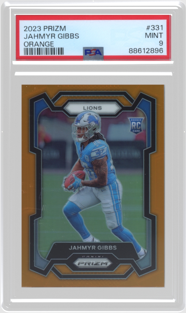 Jahmyr Gibbs trading card