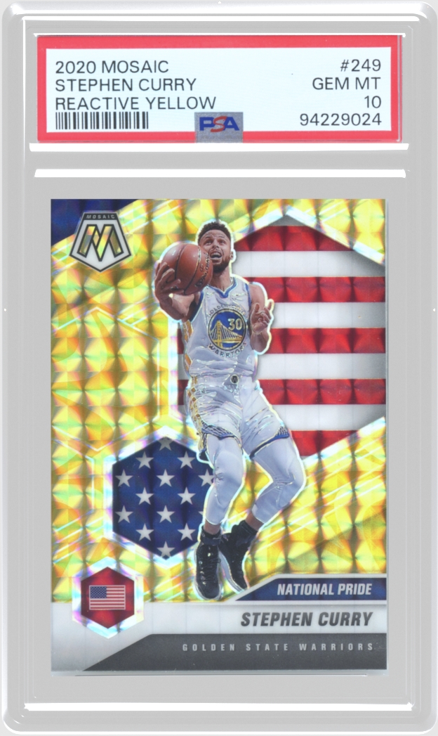 Stephen Curry trading card