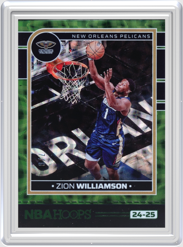 Zion Williamson trading card