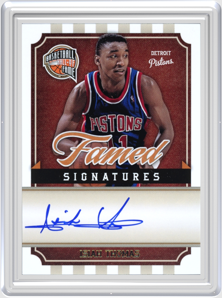Isiah Thomas trading card