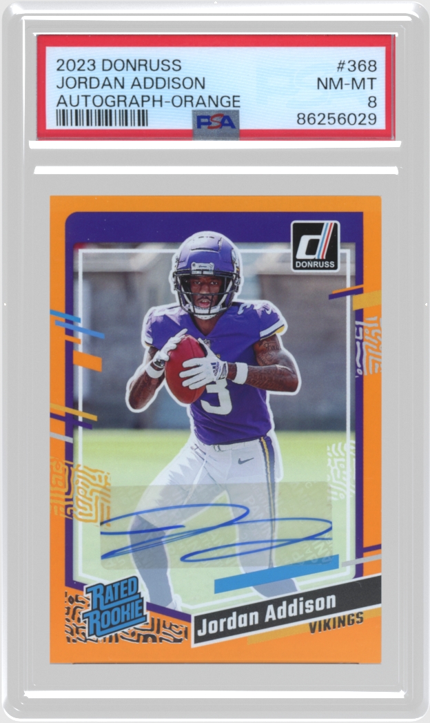 Jordan Addison trading card