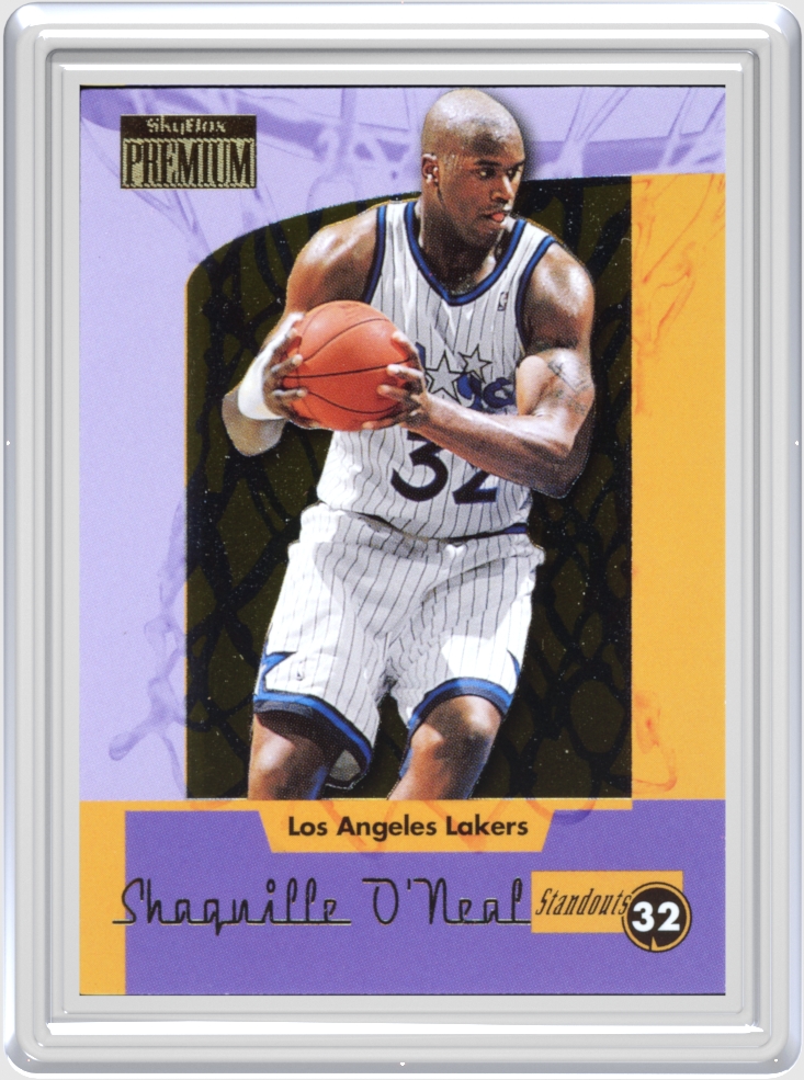 Shaquille O'Neal trading card