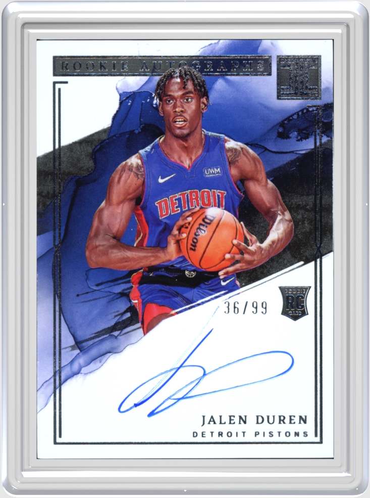 Jalen Duren trading card