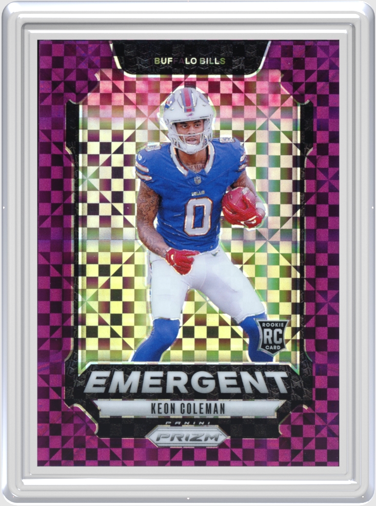 Keon Coleman trading card