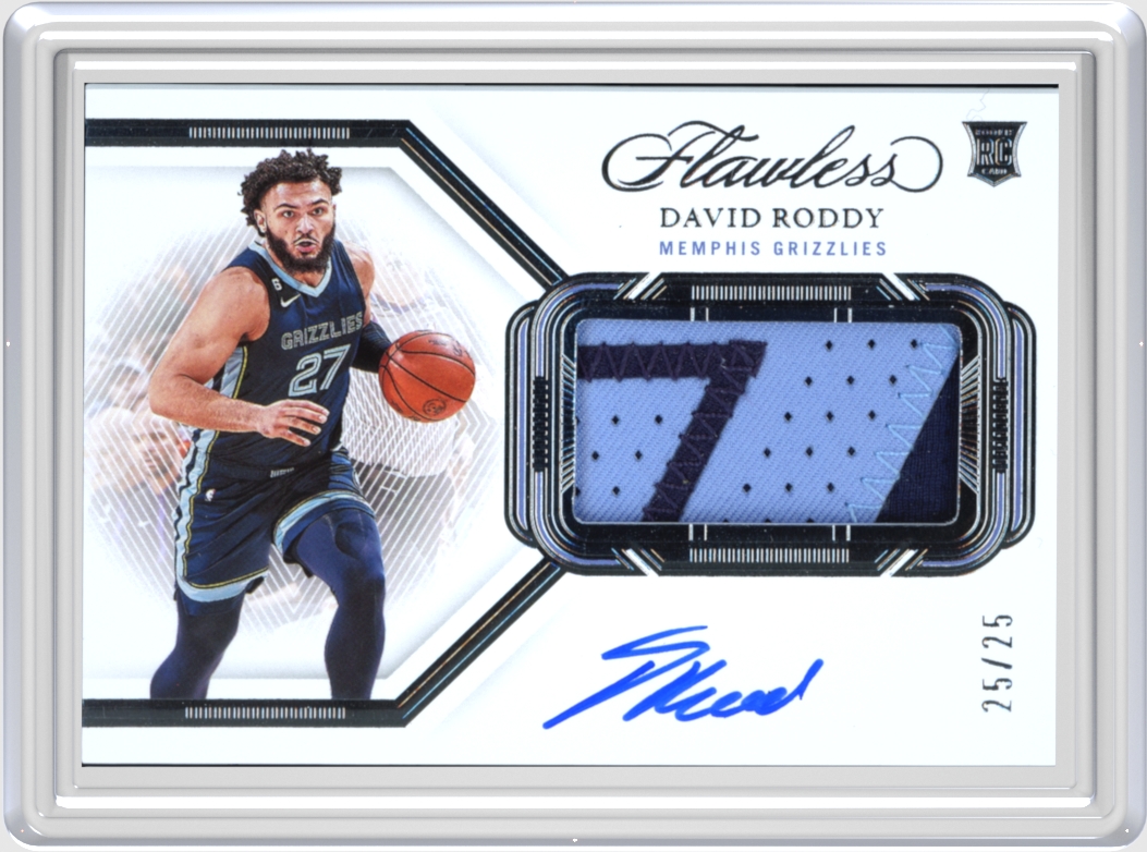 David Roddy trading card