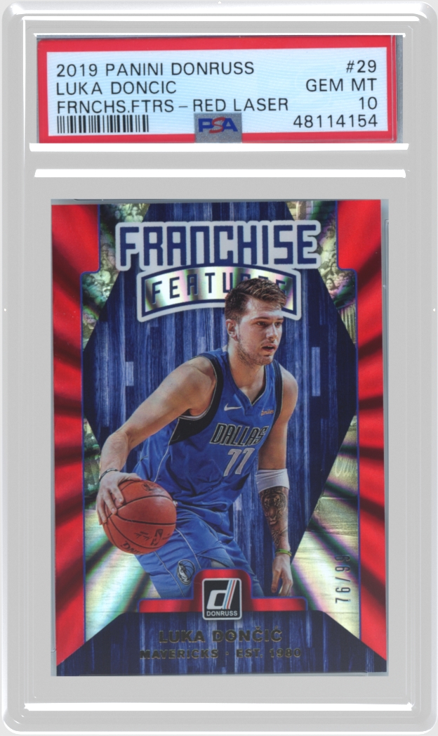 Luka Doncic trading card