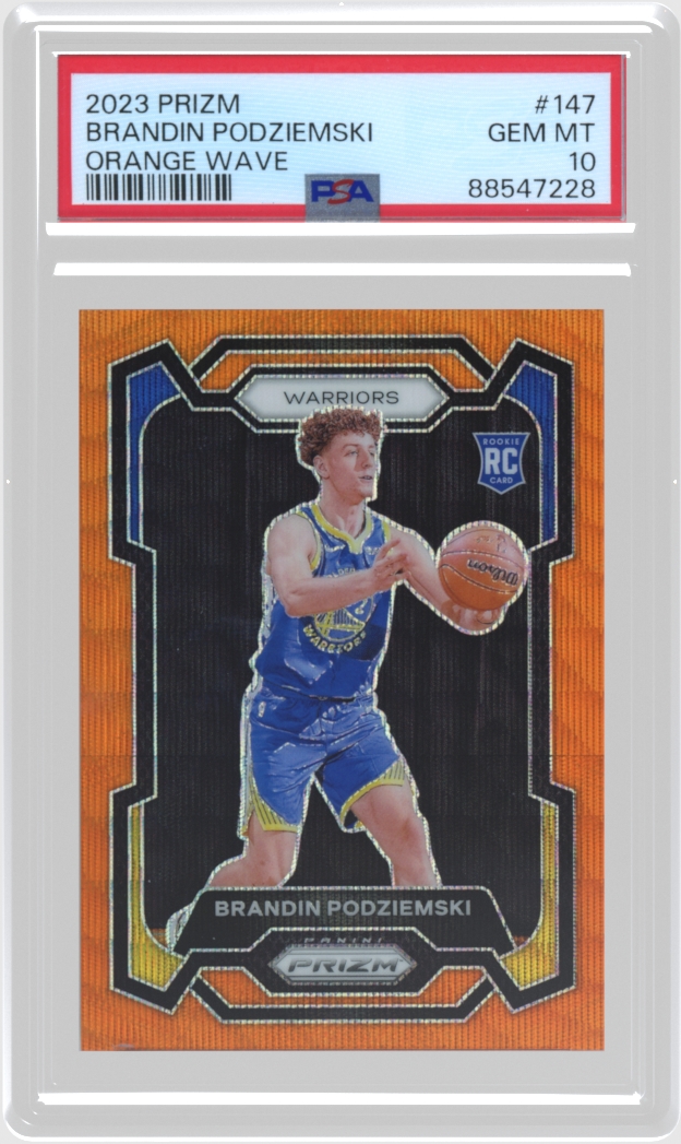 Brandin Podziemski trading card