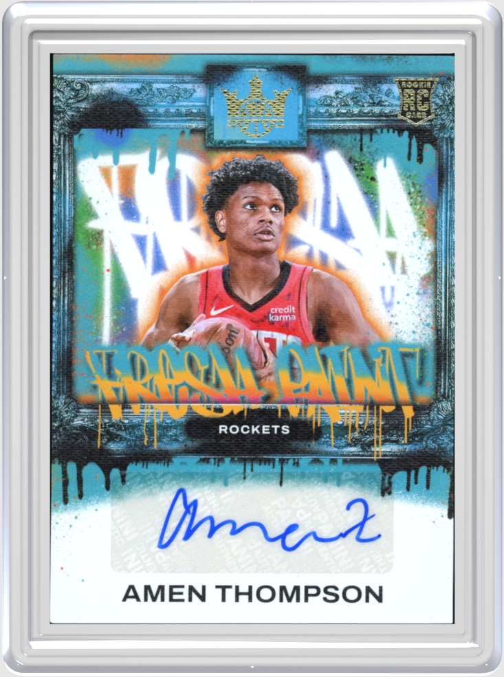 Amen Thompson trading card