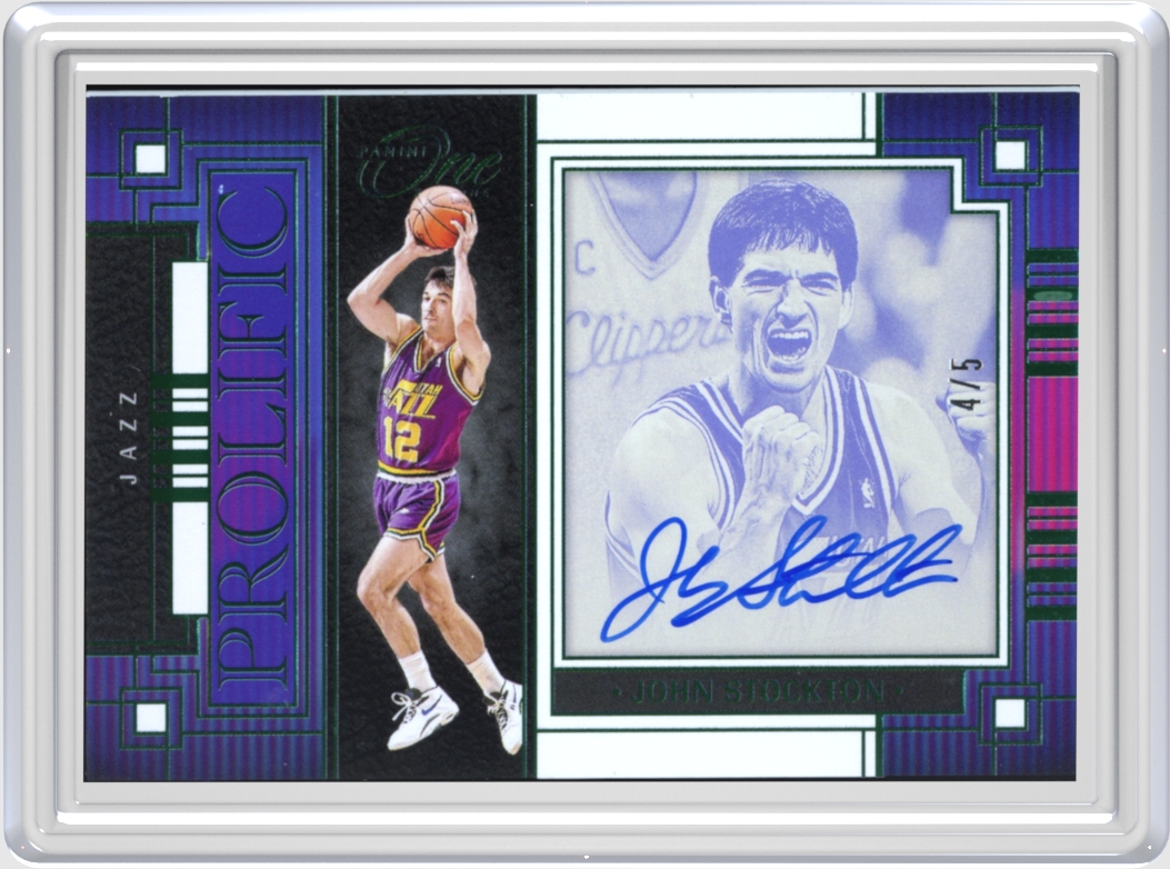 John Stockton trading card