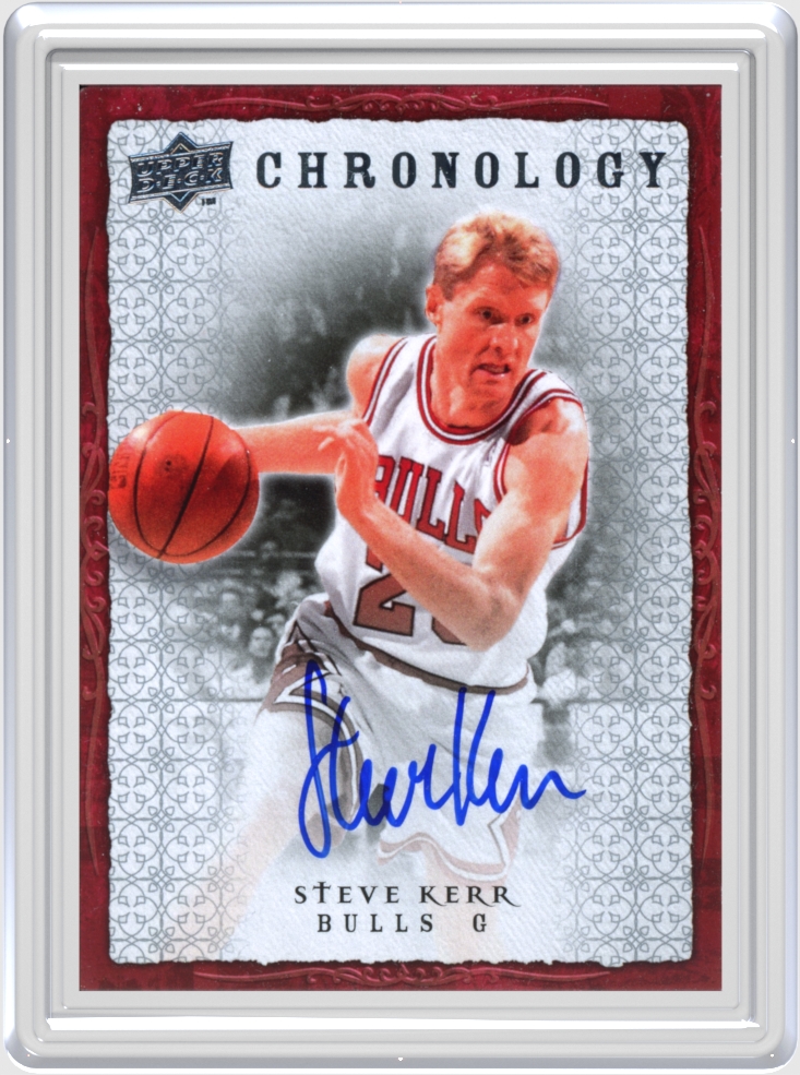 Steve Kerr trading card