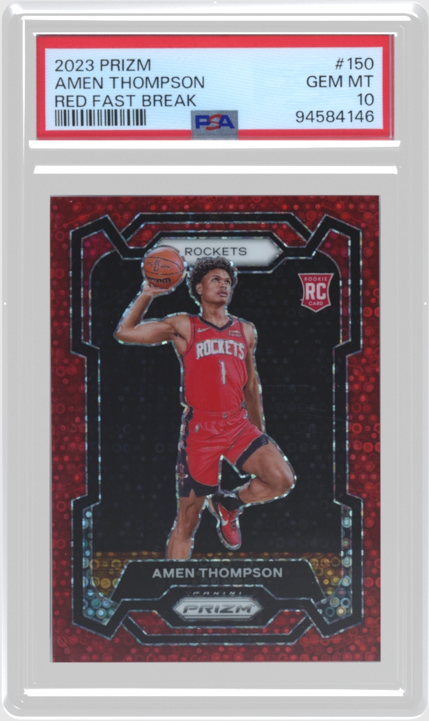 Amen Thompson trading card