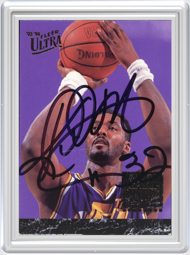 Karl Malone trading card