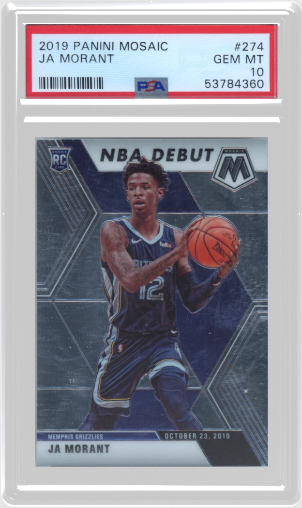 Ja Morant trading card