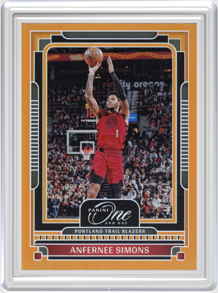Anfernee Simons trading card