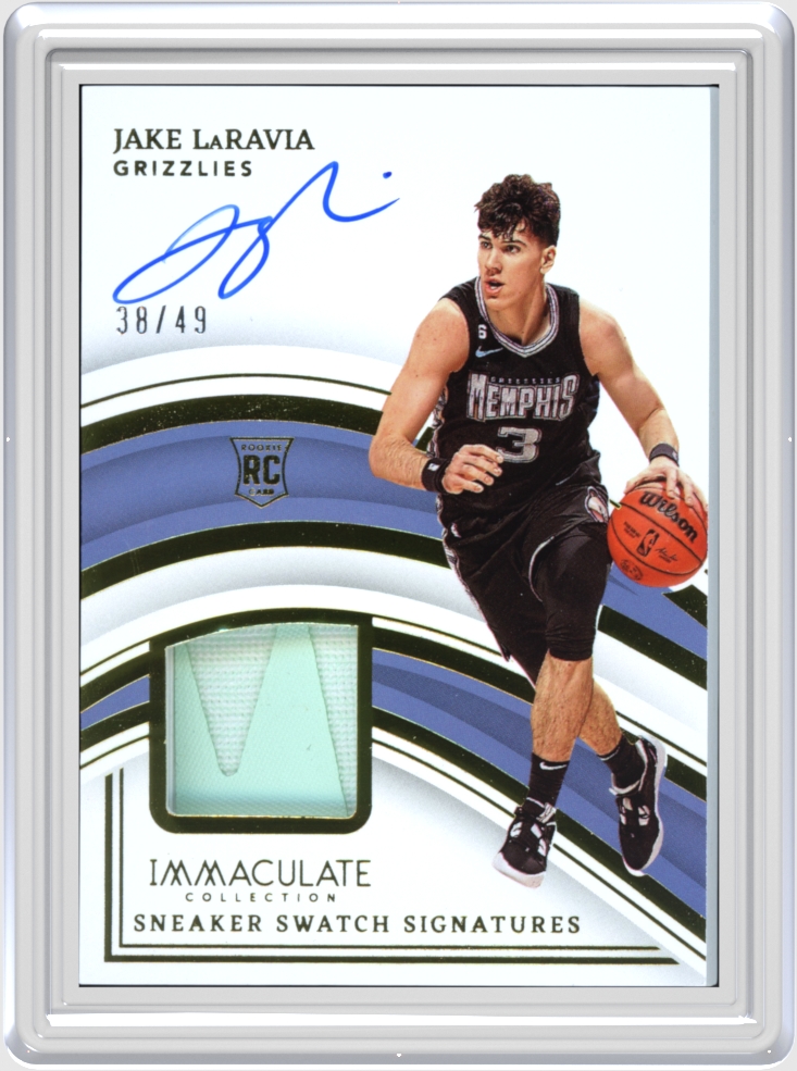 Jake LaRavia trading card