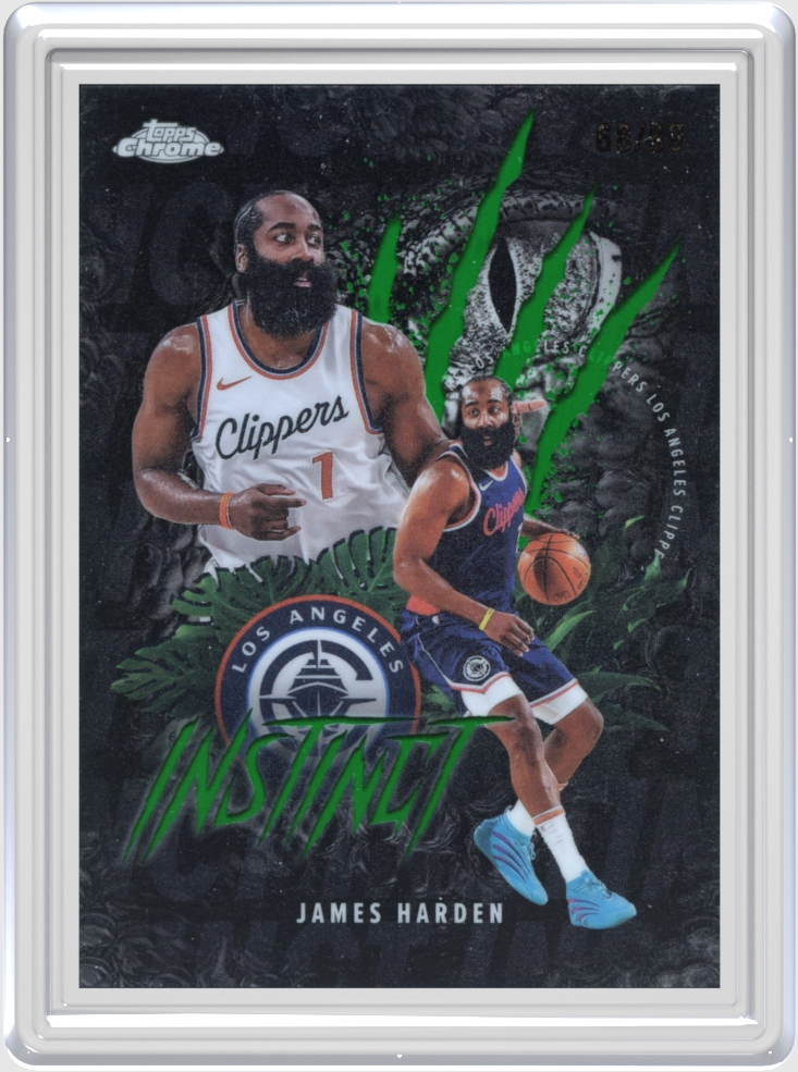 James Harden trading card