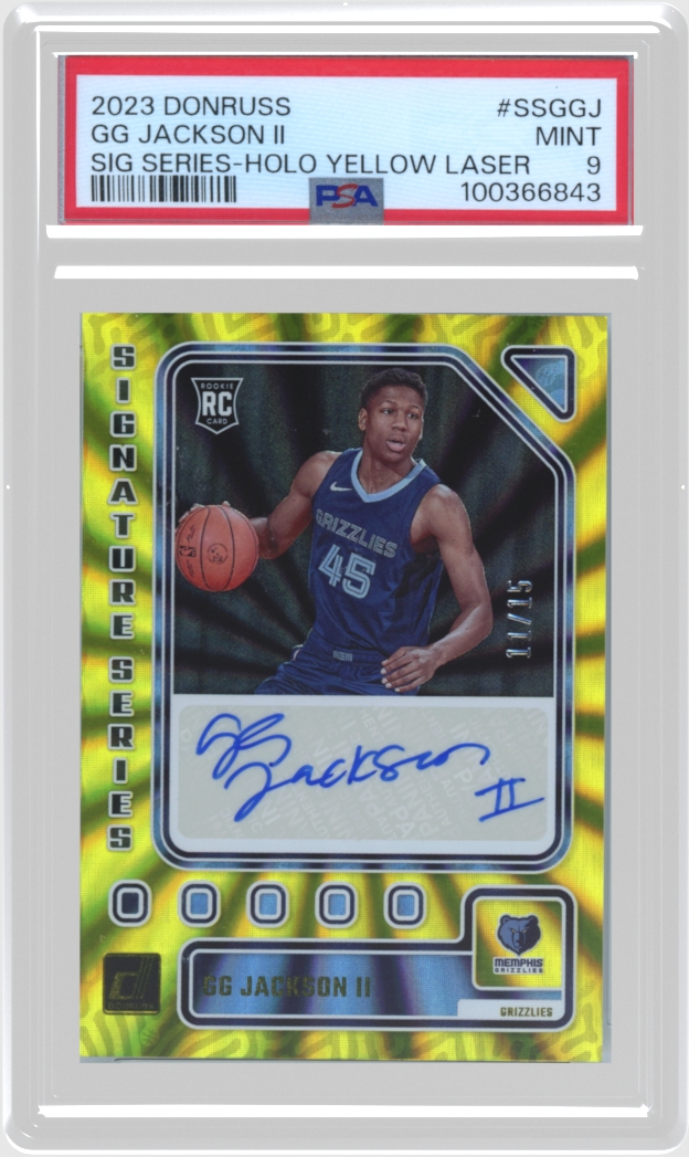 GG Jackson II trading card