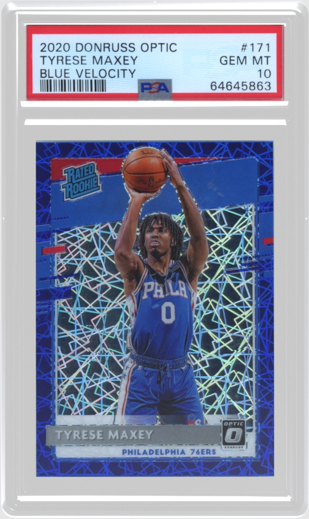Tyrese Maxey trading card