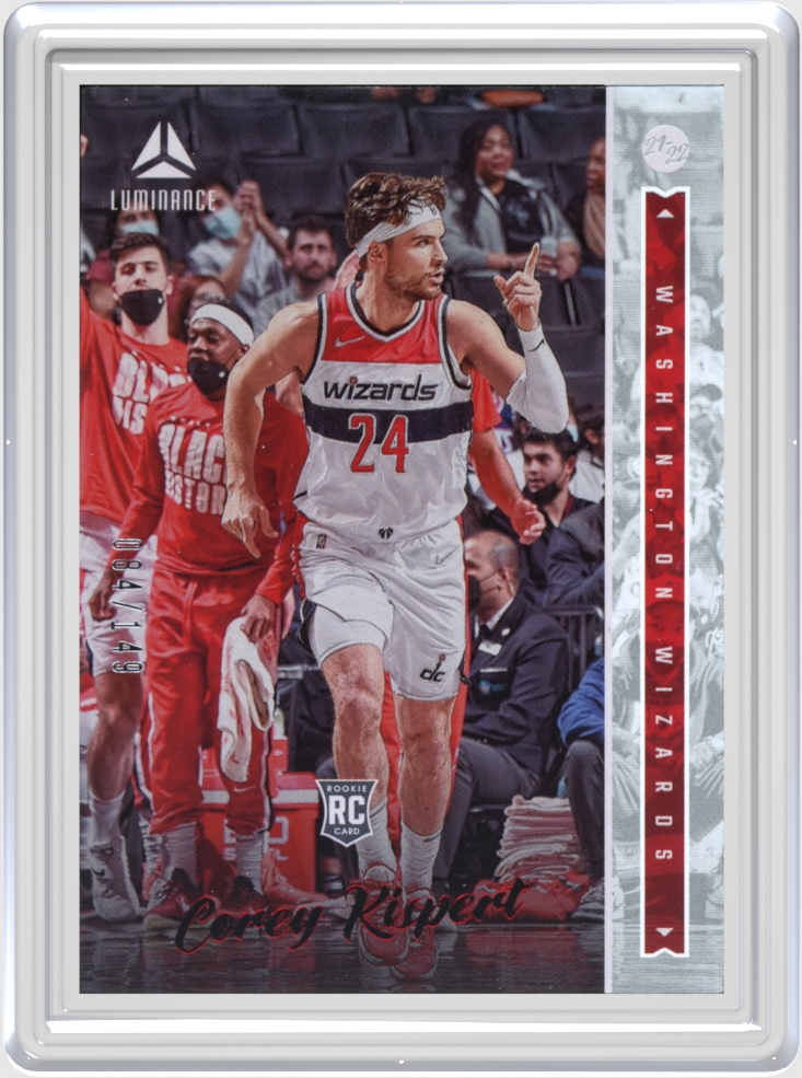 Corey Kispert trading card