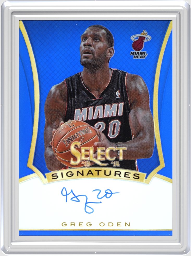 Greg Oden trading card
