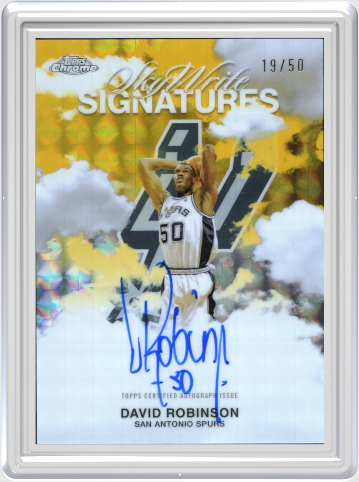 David Robinson trading card