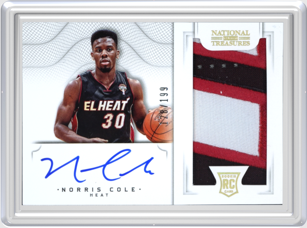 Norris Cole trading card