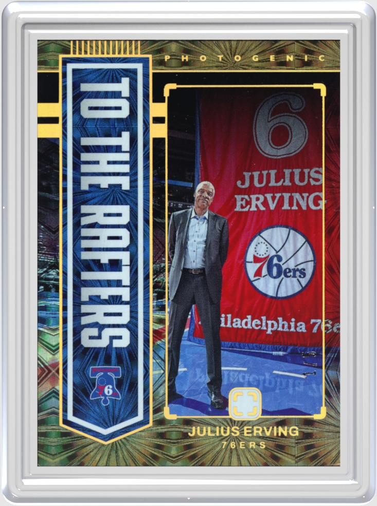 Julius Erving trading card