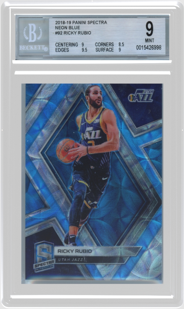 Ricky Rubio trading card