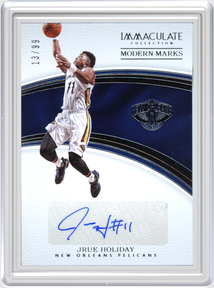 Jrue Holiday trading card