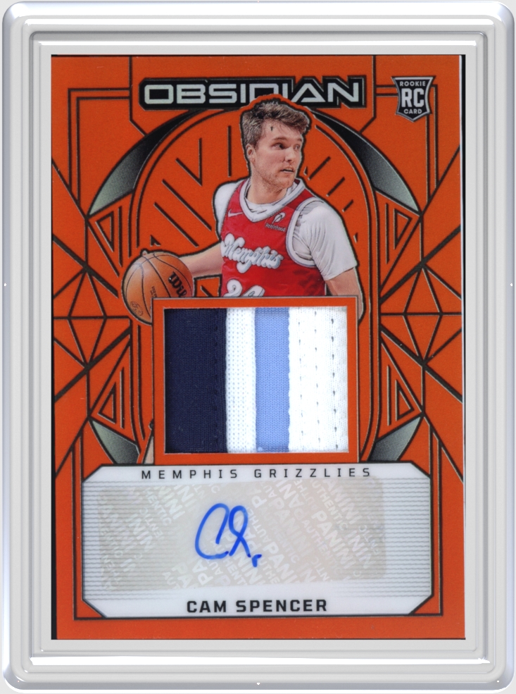 Cam Spencer trading card