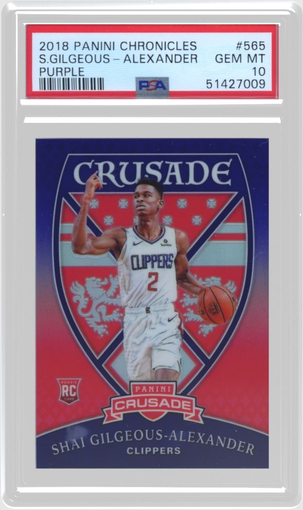 Shai Gilgeous-Alexander trading card